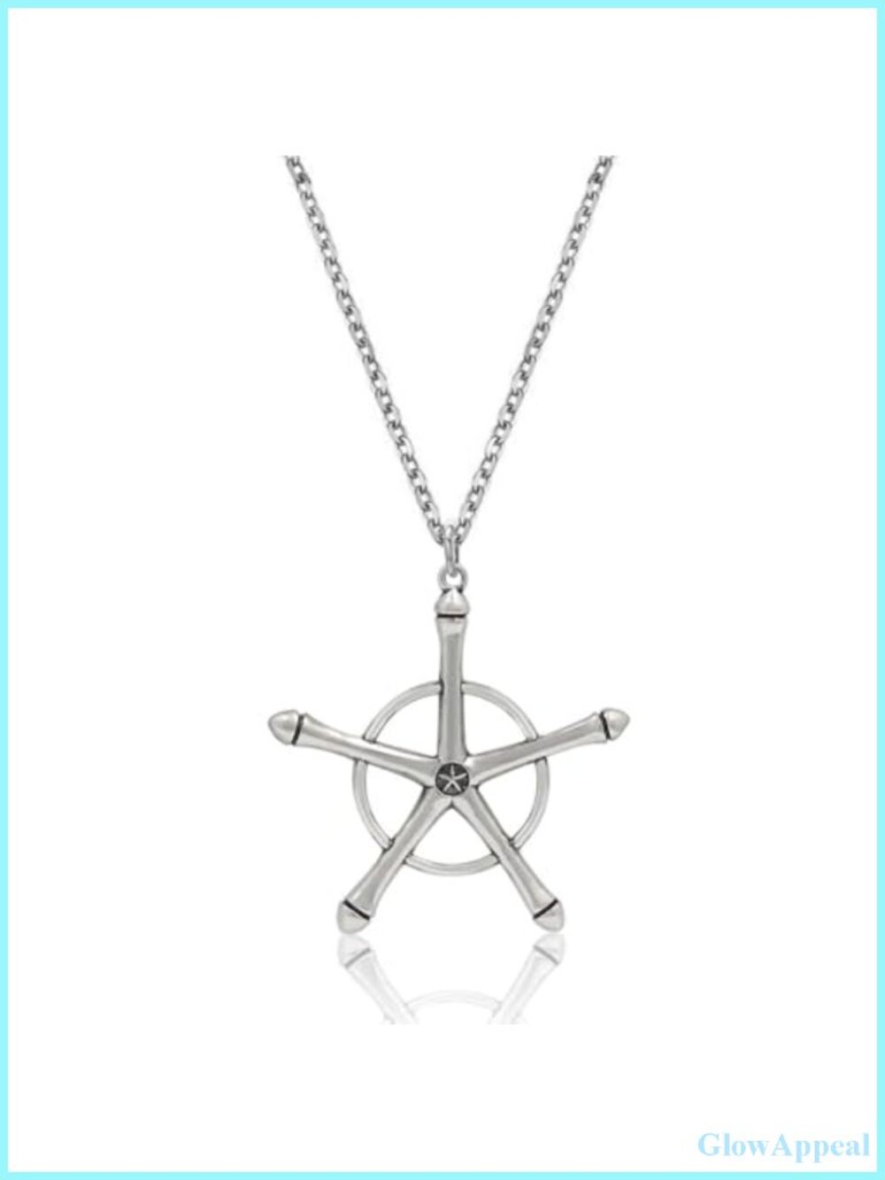 Anime Quincy Cross Necklace Zinc Alloy Cosplay Jewelry Halloween Gift